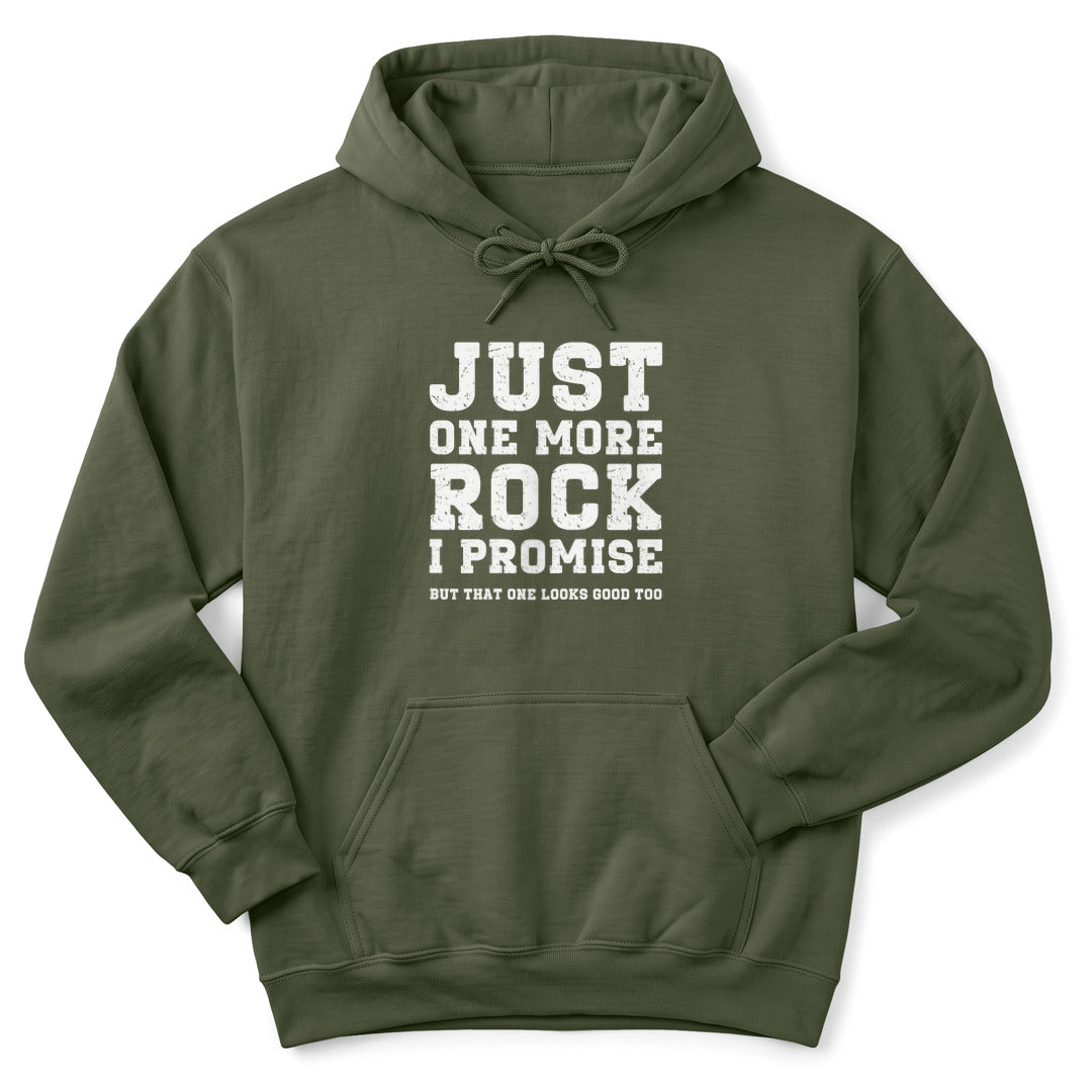 Hoodie Military Green / S Just One More Rock Hoodie