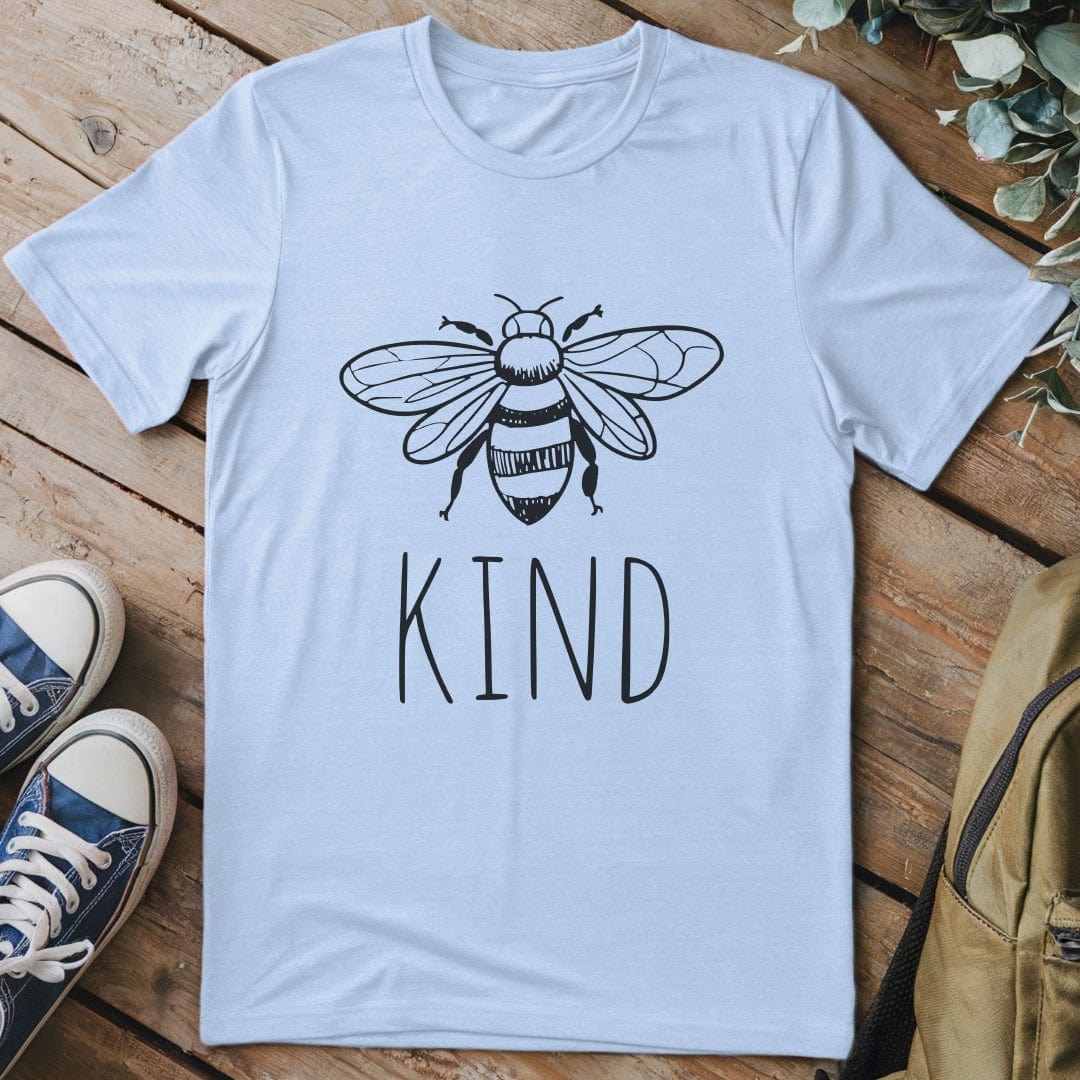 T-Shirt Light Blue / S Bee Kind T-Shirt