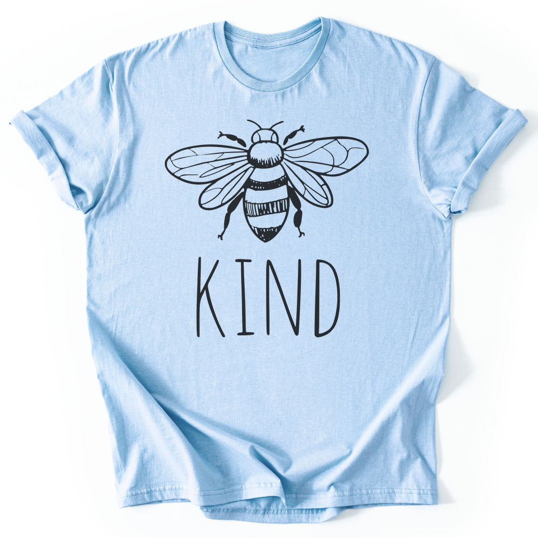 T-Shirt Light Blue / S Bee Kind T-Shirt