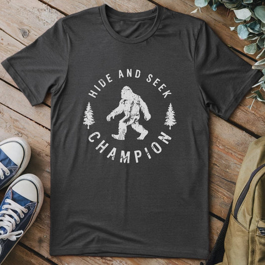 T-Shirt Dark Heather / S Hide And Seek Champion Bigfoot T-Shirt