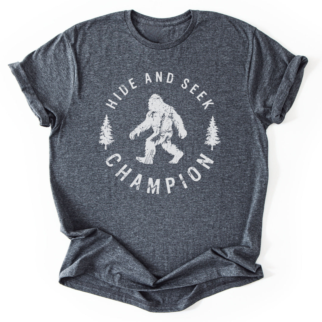 T-Shirt Dark Heather / S Hide And Seek Champion Bigfoot T-Shirt