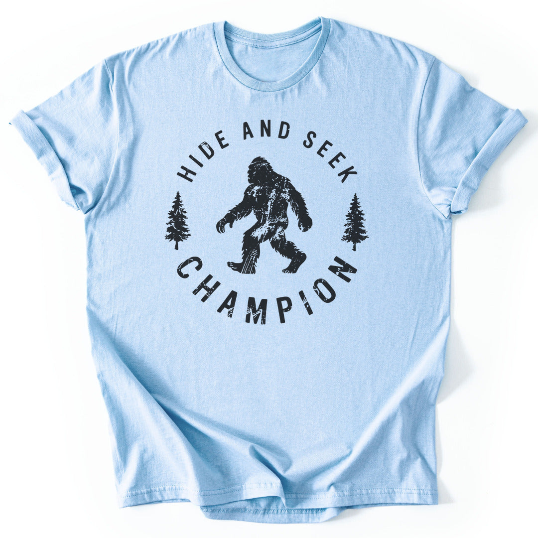 T-Shirt Light Blue / S Hide And Seek Champion Bigfoot T-Shirt