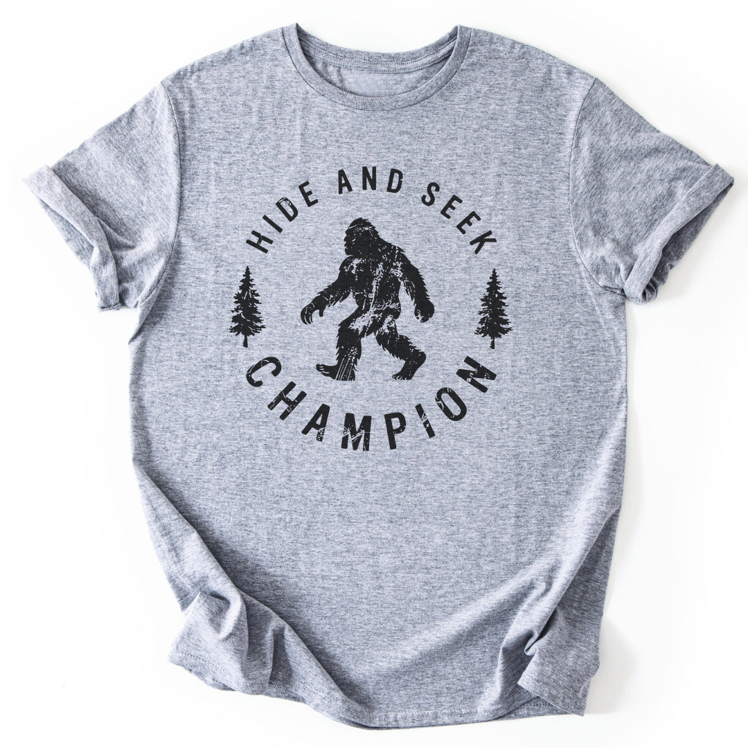T-Shirt Sport Grey / S Hide And Seek Champion Bigfoot T-Shirt