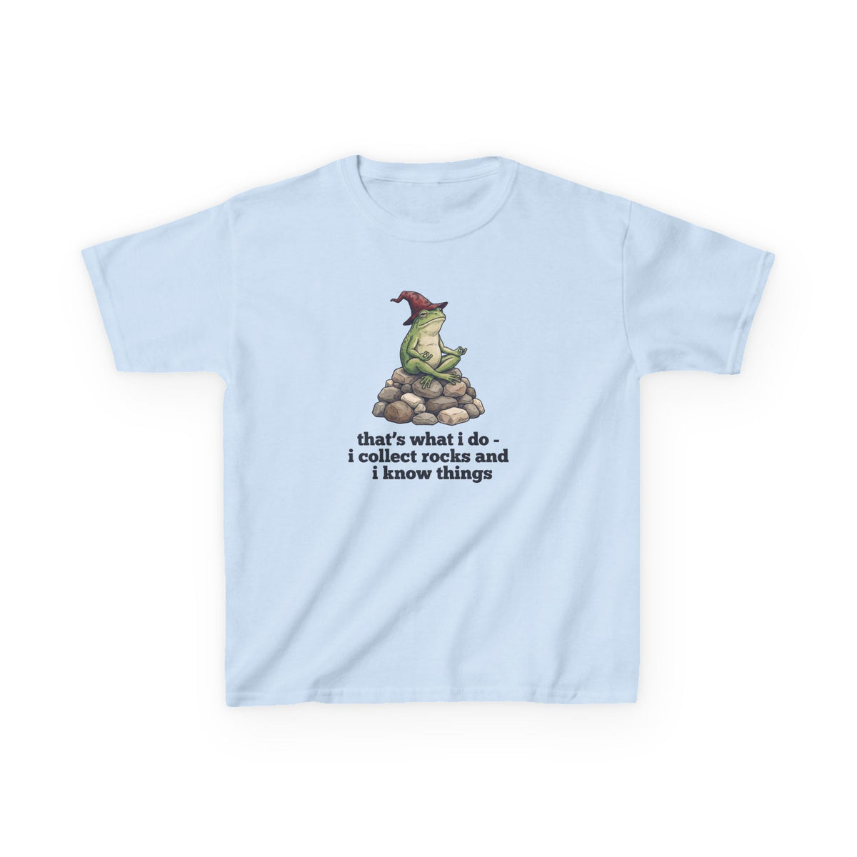 I Collect Rocks and I Know Things Kids Tee