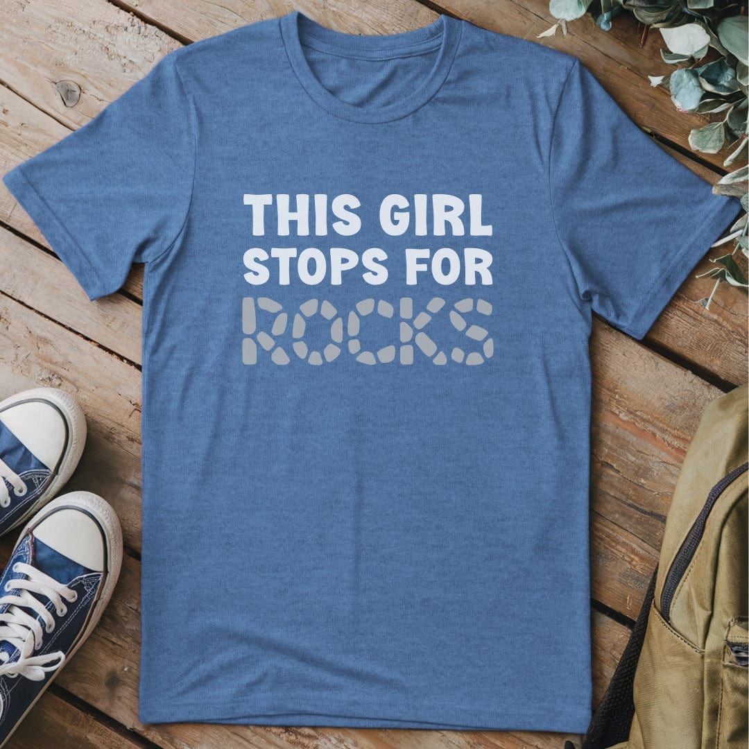 T-Shirt Heather Indigo / S This Girl - Rock Lover T-Shirt
