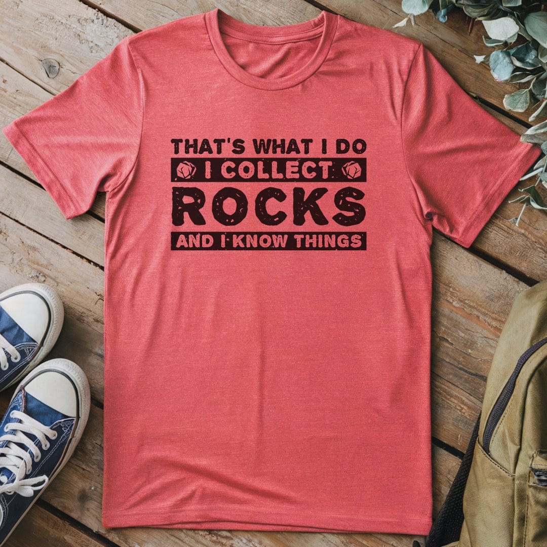 T-Shirt Heather Red / S Rock Collector T-Shirt
