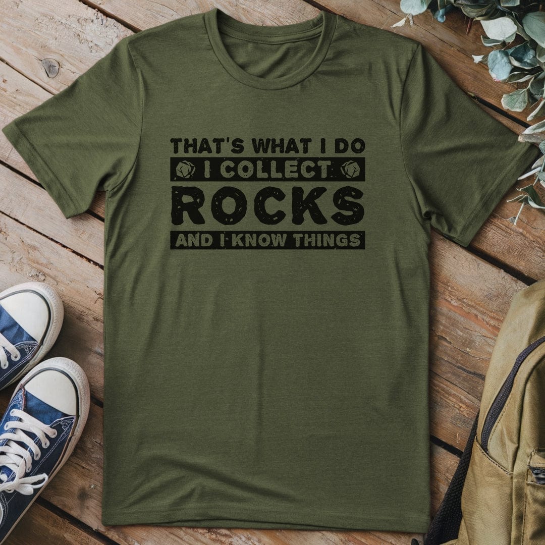T-Shirt Military Green / S Rock Collector T-Shirt