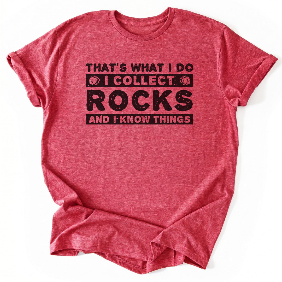 T-Shirt Heather Red / S Rock Collector T-Shirt