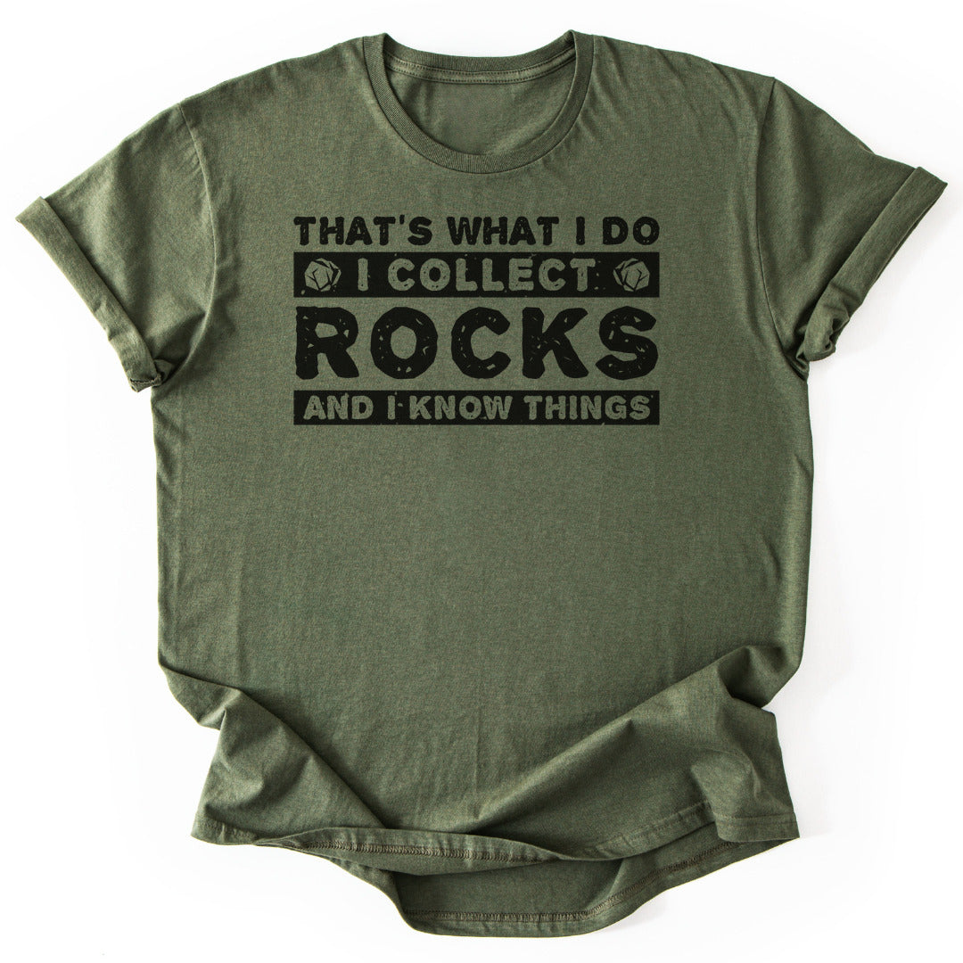 T-Shirt Military Green / S Rock Collector T-Shirt