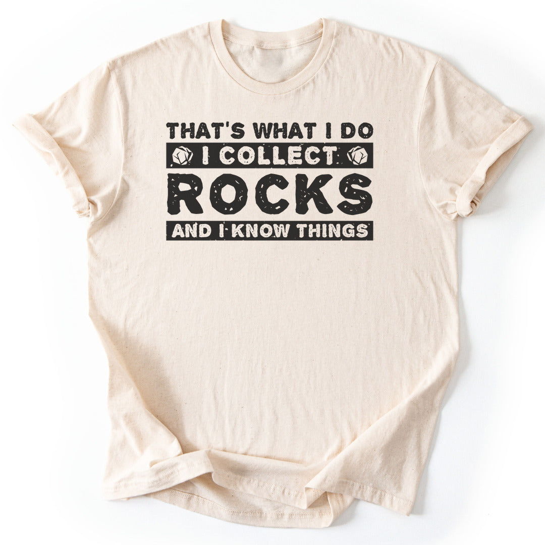 T-Shirt Natural / S Rock Collector T-Shirt