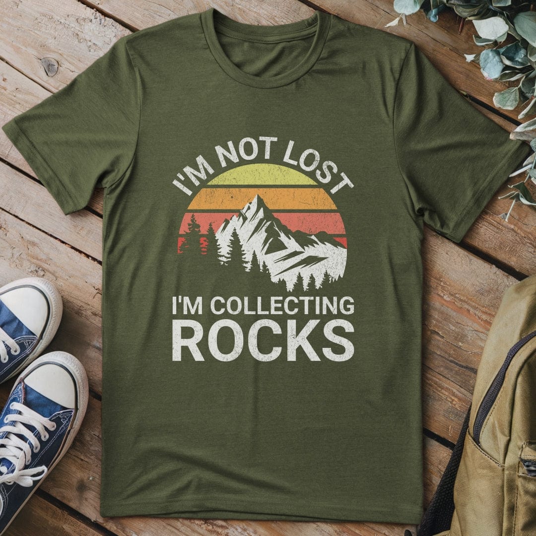 T-Shirt Military Green / S Not Lost - Rock Lover T-Shirt