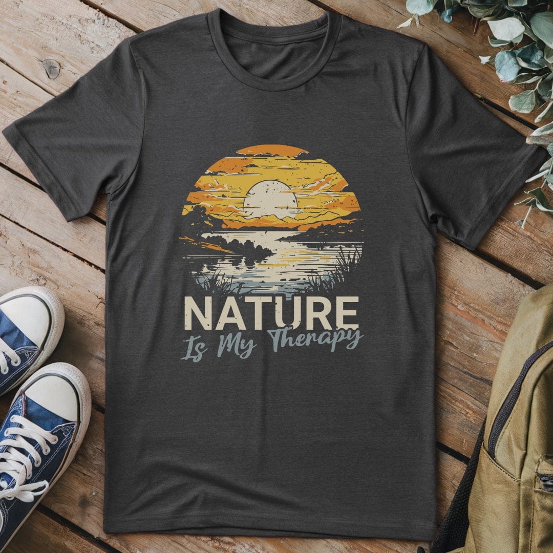 T-Shirt Dark Heather / S Golden Hour Escape T-Shirt