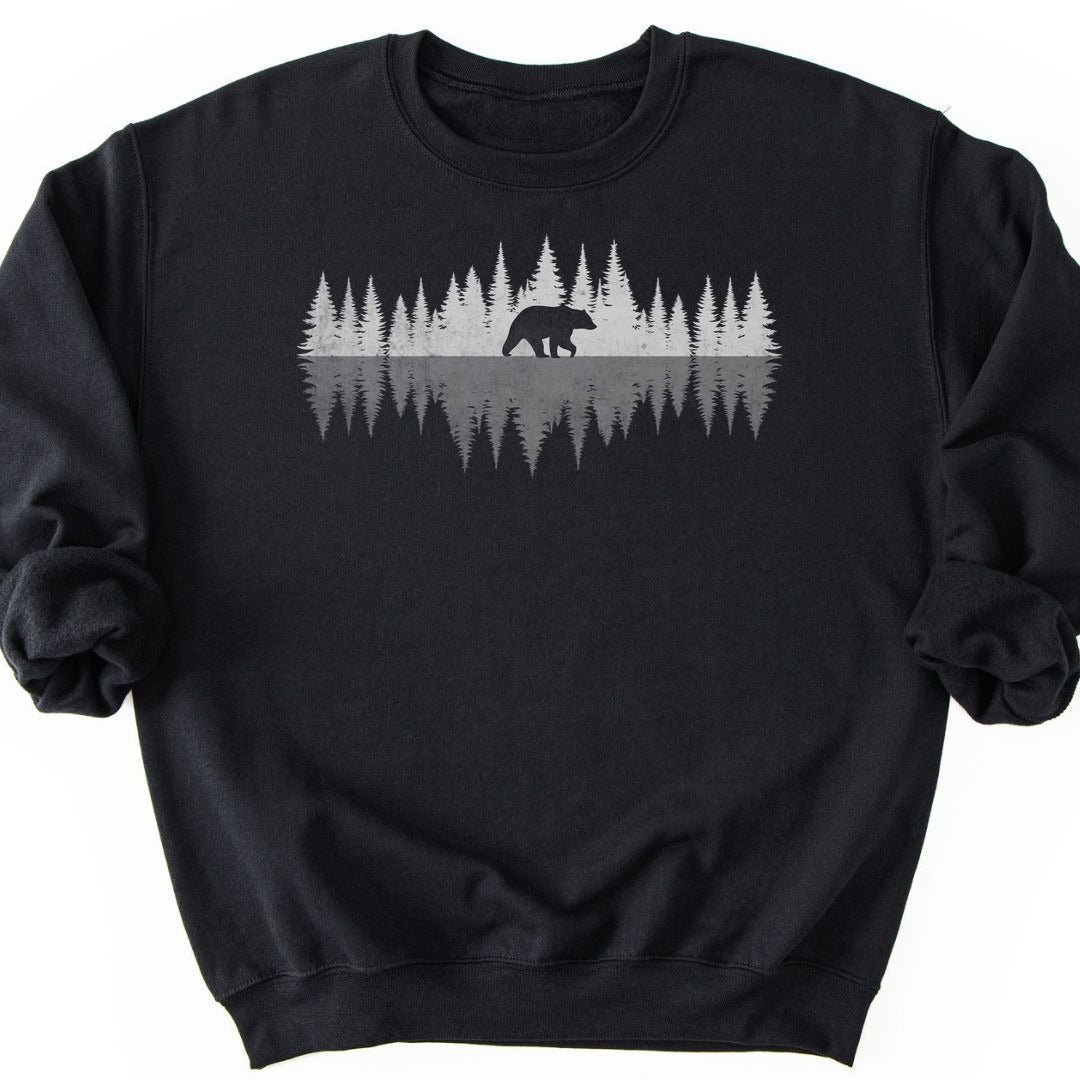 Reflections of the Forest Sweatshirt - Black