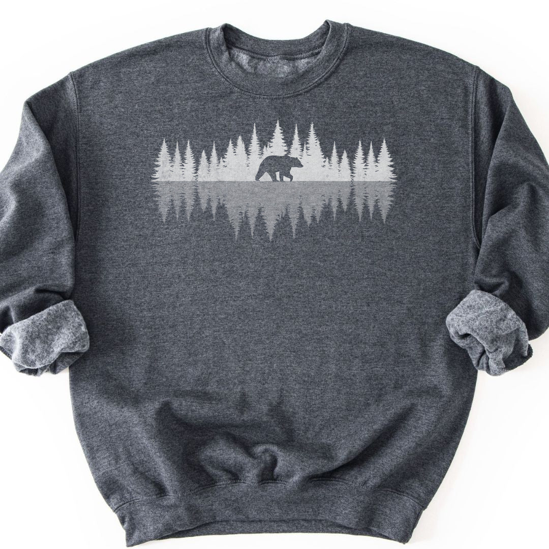 Reflections of the Forest Sweatshirt - Dark Heather