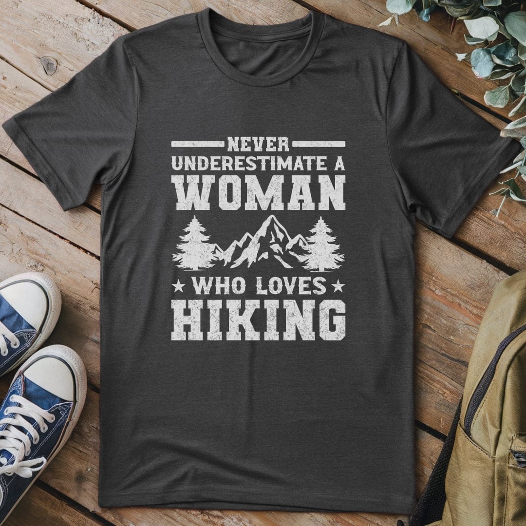 T-Shirt Dark Heather / S Never Underestimate A Woman T-Shirt