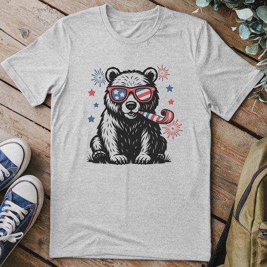 T-Shirt Sport Grey / S 4th July Bear T-Shirt