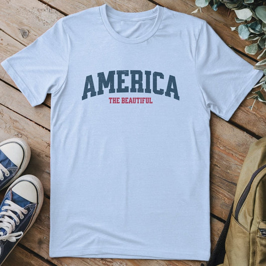 T-Shirt Light Blue / S America The Beautiful T-Shirt