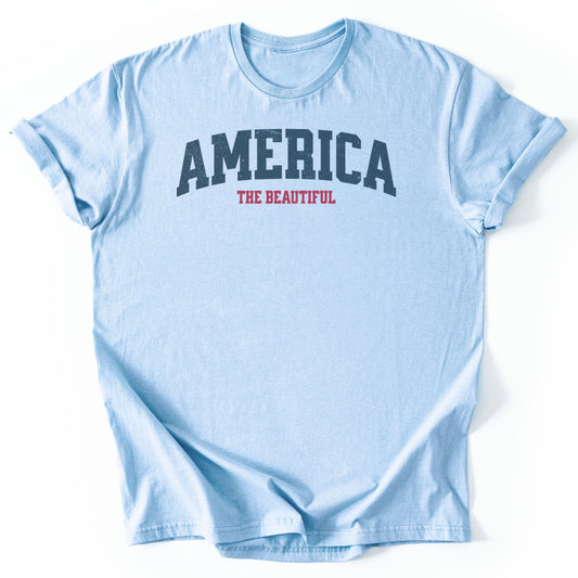 T-Shirt Light Blue / S America The Beautiful T-Shirt