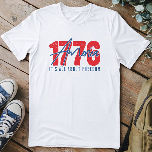 T-Shirt White / S It's About Freedom T-Shirt