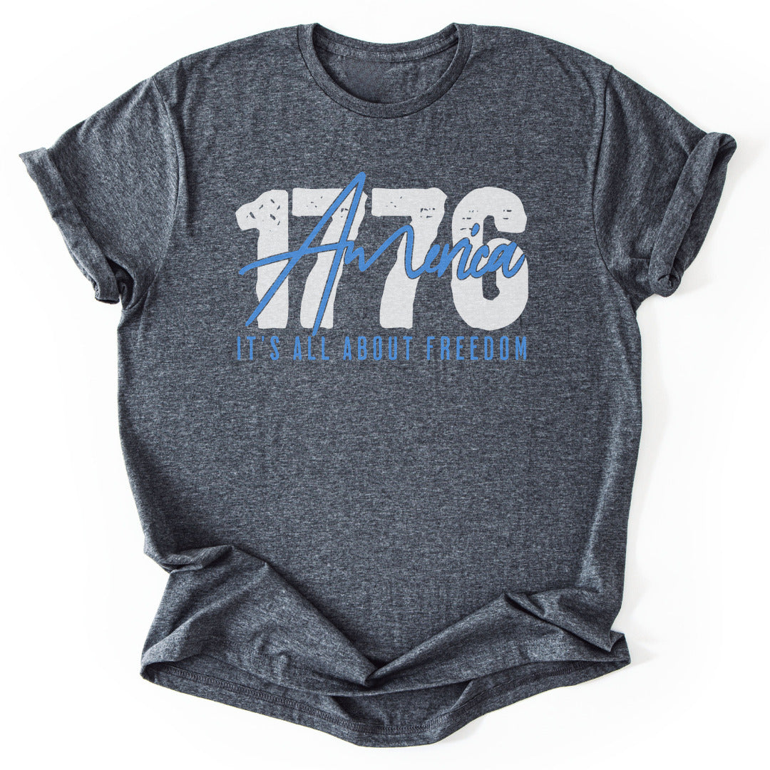 T-Shirt Dark Heather / S It's About Freedom T-Shirt