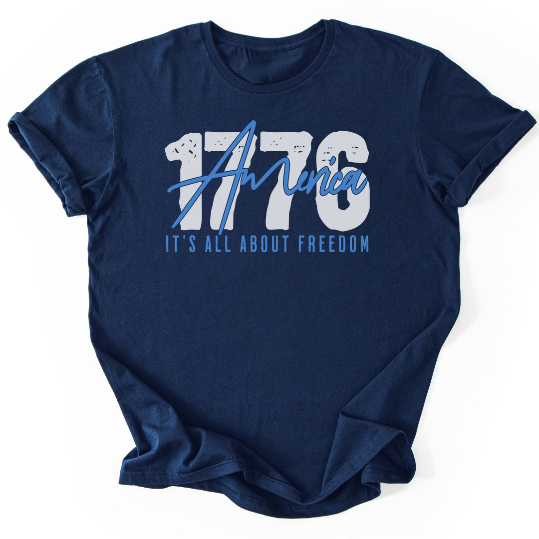 T-Shirt Navy / S It's About Freedom T-Shirt