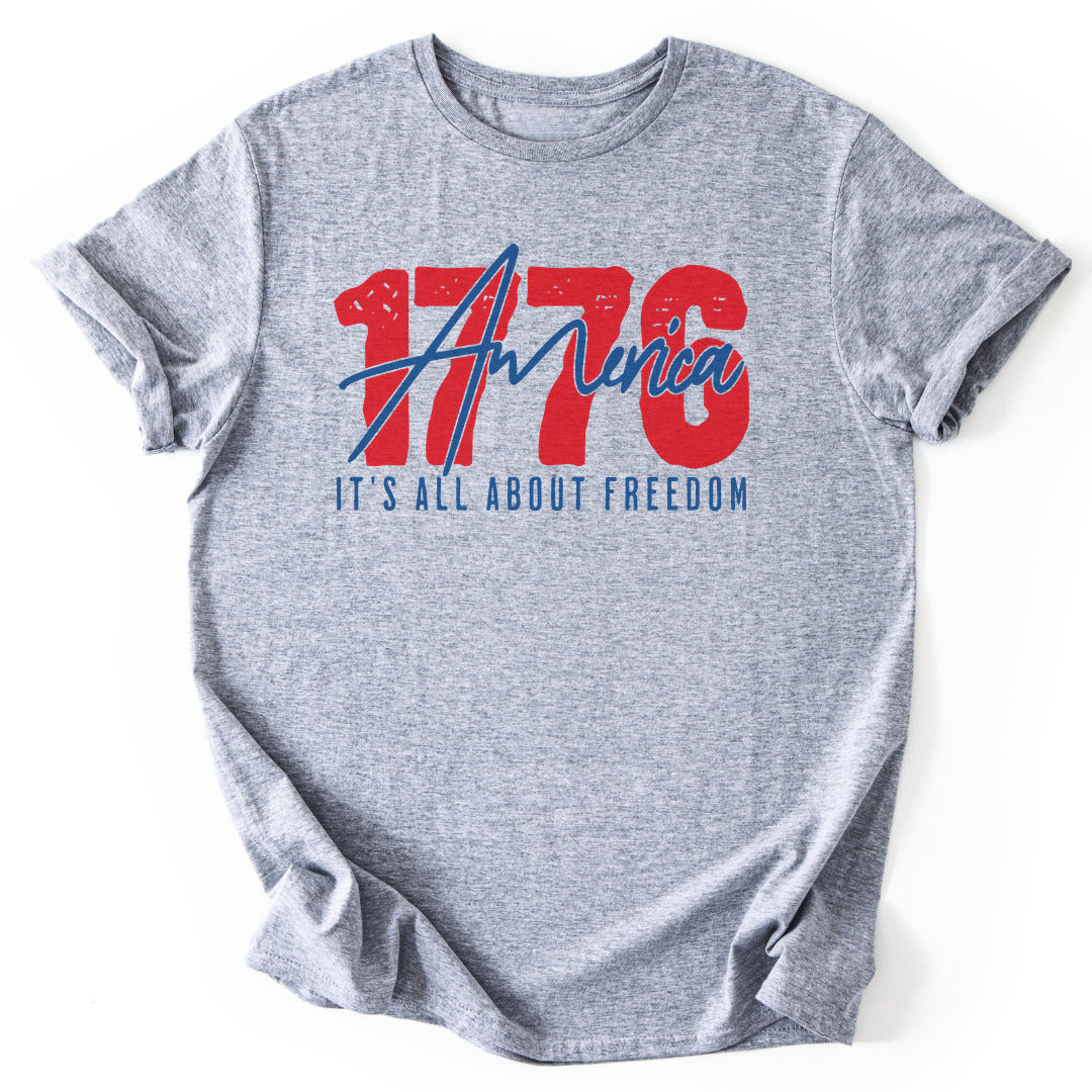 T-Shirt Sport Grey / S It's About Freedom T-Shirt