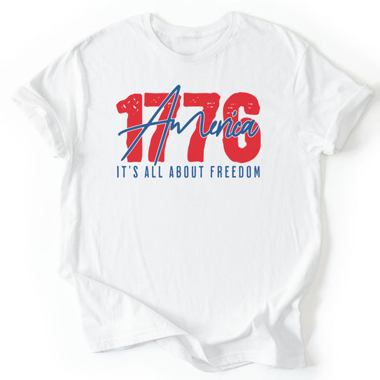 T-Shirt White / S It's About Freedom T-Shirt