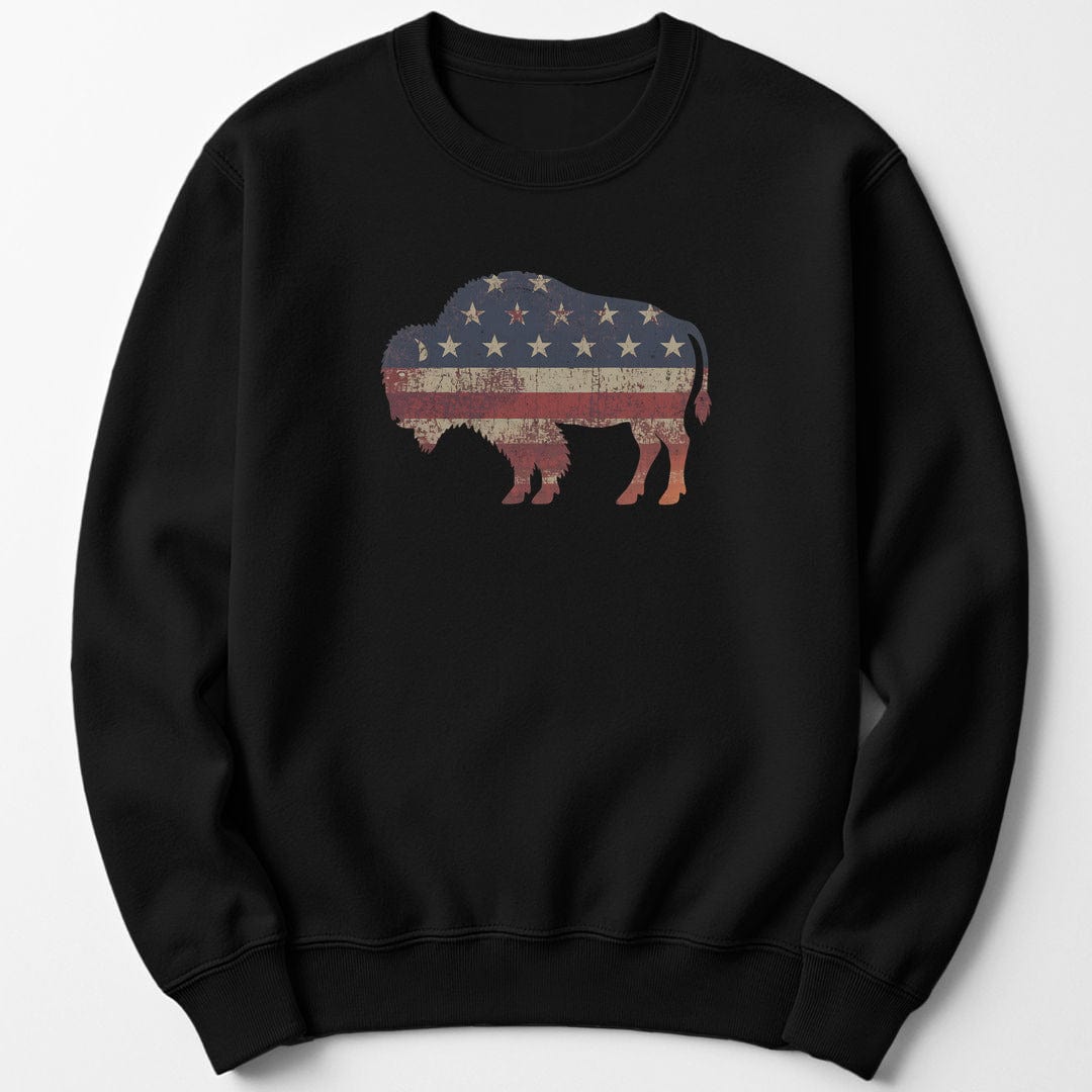 Sweatshirt Black / S American Bison Sweatshirt