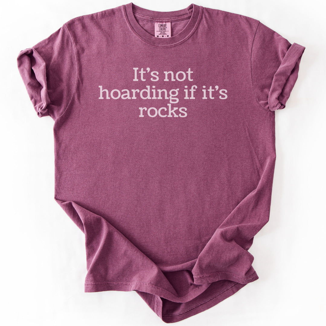 It's Not Hoarding Rocks Funny Premium