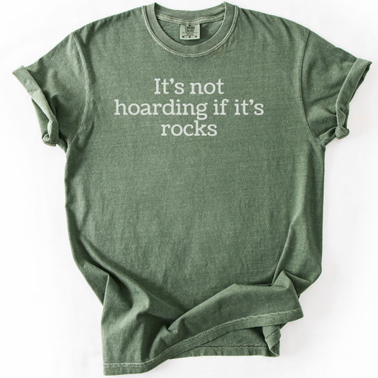 It's Not Hoarding Rocks Funny Premium