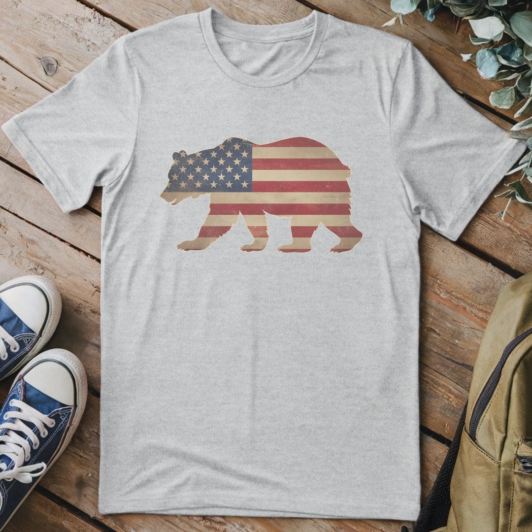T-Shirt Sport Grey / S Patriotic Bear T-Shirt