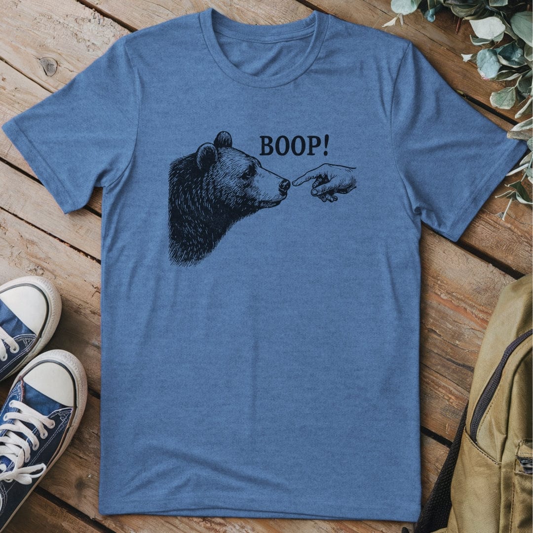 T-Shirt Heather Indigo / S Boop Funny T-Shirt