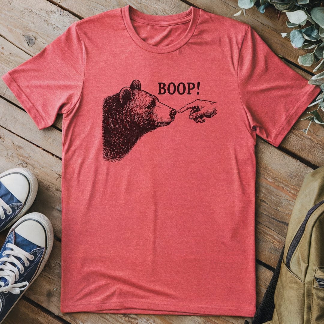 T-Shirt Heather Red / S Boop Funny T-Shirt