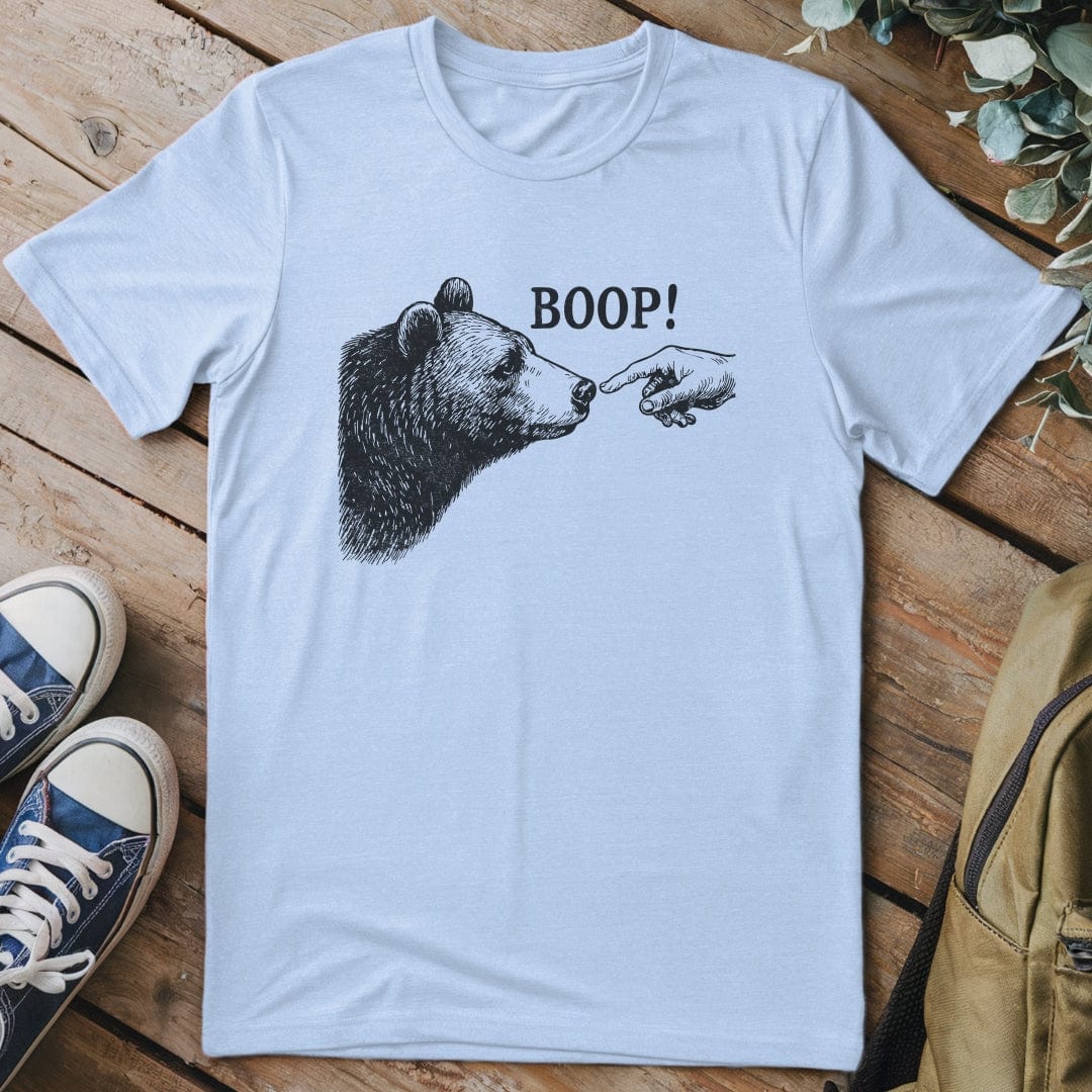 T-Shirt Light Blue / S Boop Funny T-Shirt