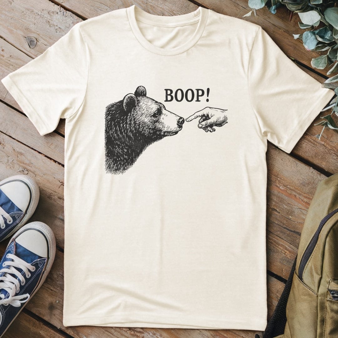 T-Shirt Natural / S Boop Funny T-Shirt