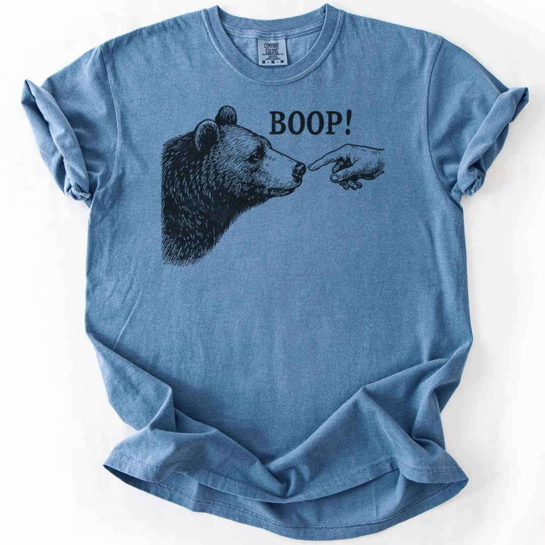 T-Shirt Blue Jean / S Boop Funny Premium