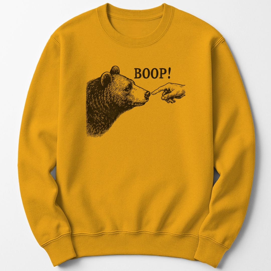 Sweatshirt Gold / S Boop Funny Sweatshirt