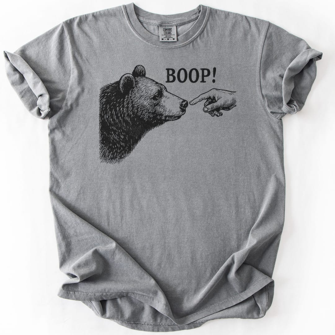 T-Shirt Grey / S Boop Funny Premium