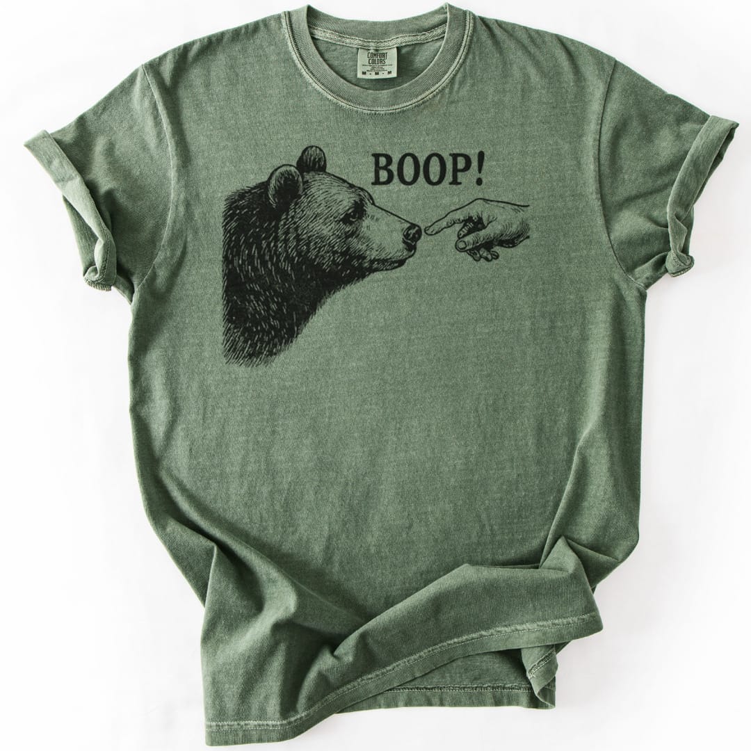 T-Shirt Moss / S Boop Funny Premium