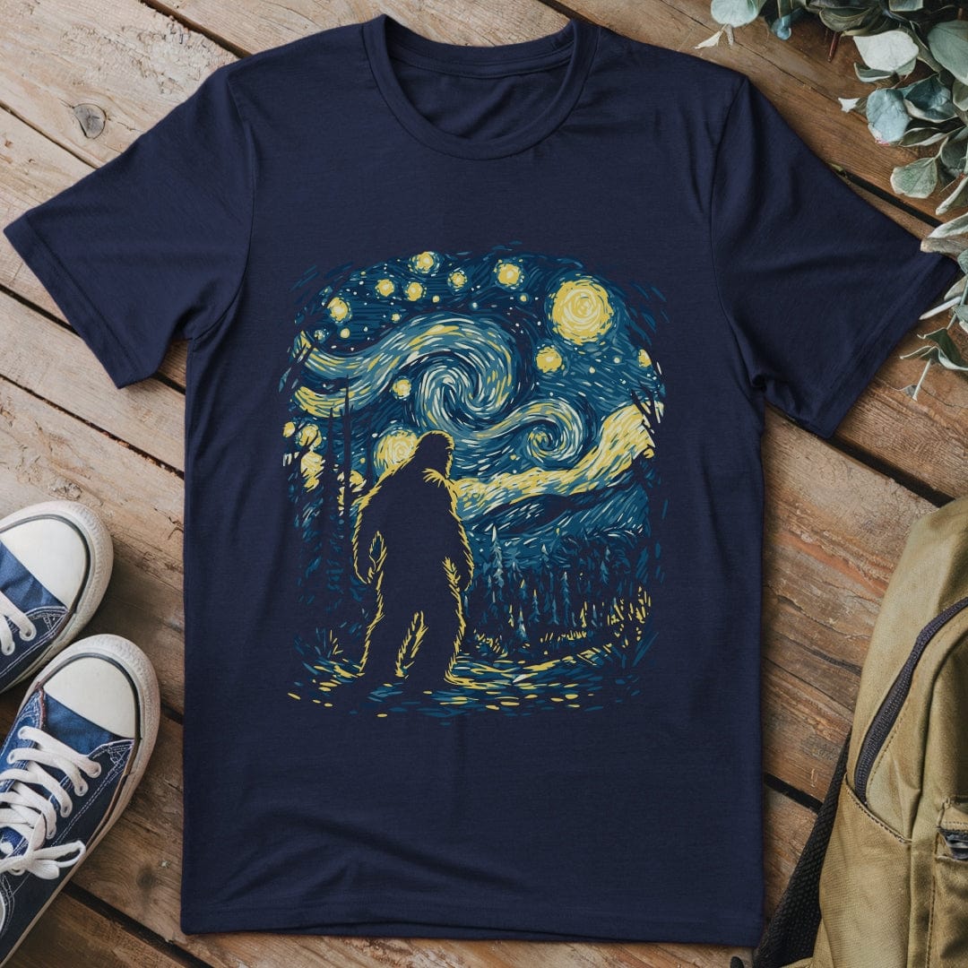 T-Shirt Navy / S Bigfoot Art T-Shirt