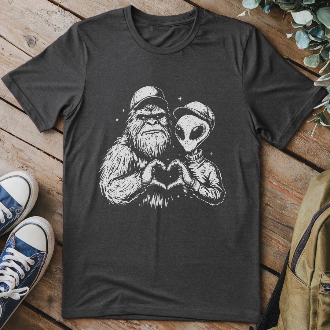 T-Shirt Dark Heather / S We Believe Funny T-Shirt