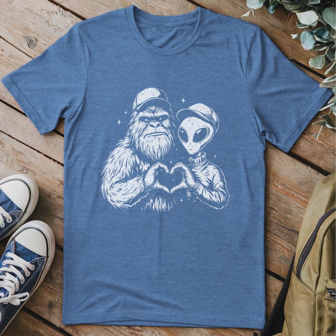 T-Shirt Heather Indigo / S We Believe Funny T-Shirt