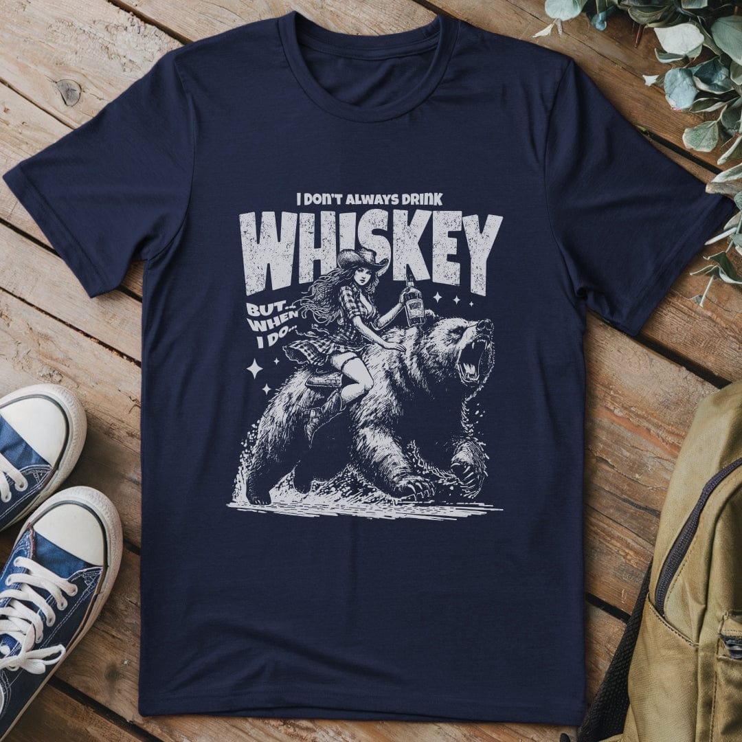 T-Shirt Navy / S Whiskey Funny T-Shirt