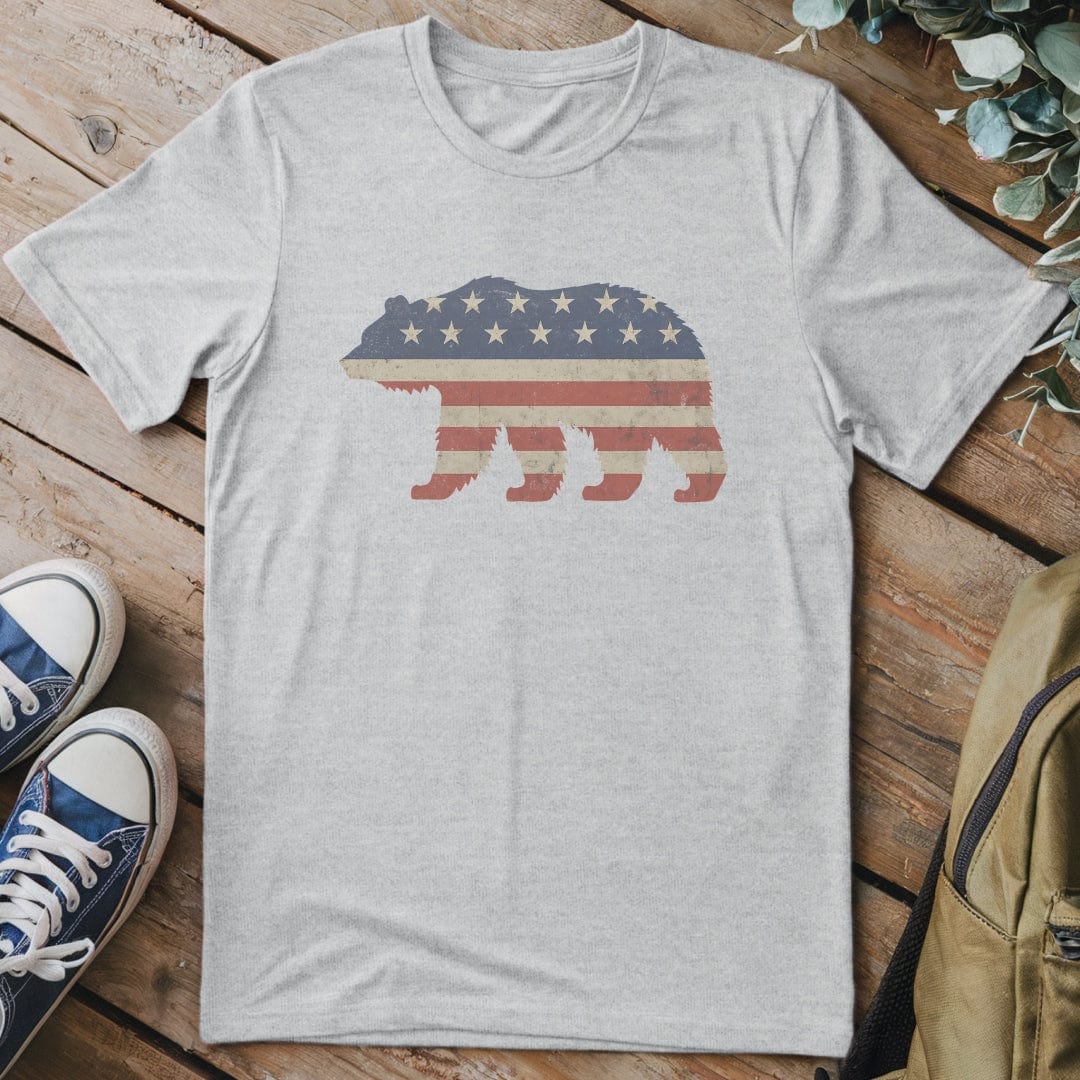 T-Shirt Sport Grey / S USA Bear T-Shirt