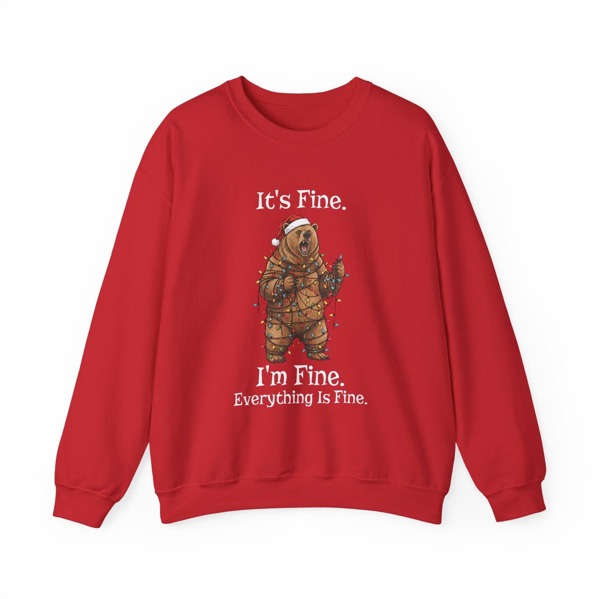 Sweatshirt Red / S Bear Chaos Sweatshirt