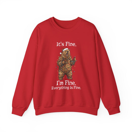 Sweatshirt Red / S Bear Chaos Sweatshirt