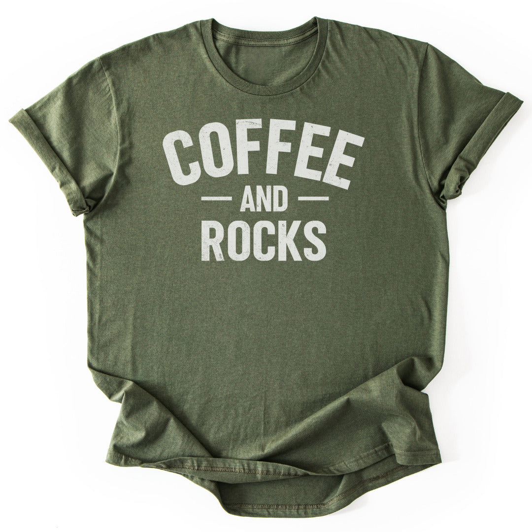 T-Shirt Military Green / S Coffee & Rocks T-Shirt