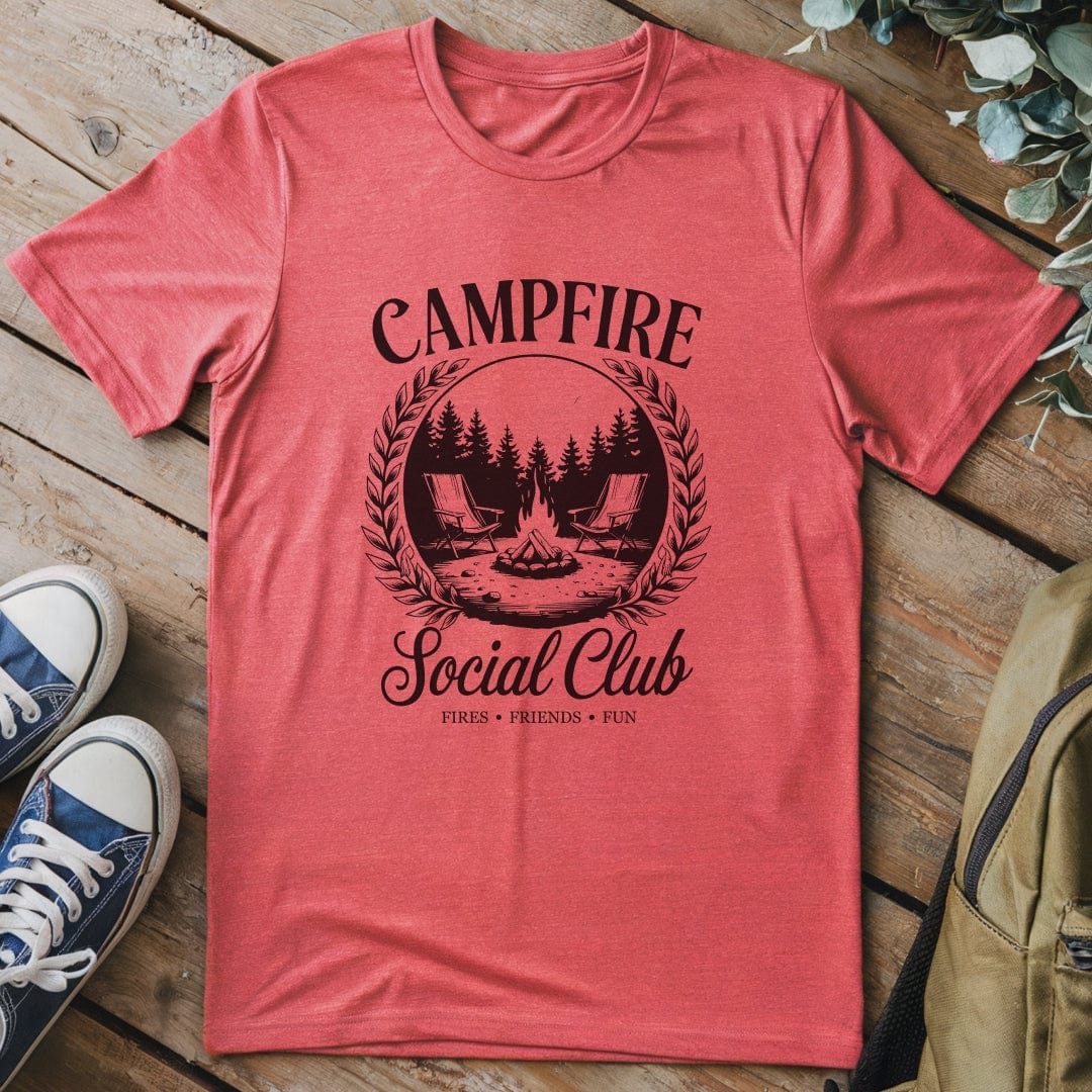 T-Shirt Heather Red / S Campfire Social Club T-Shirt