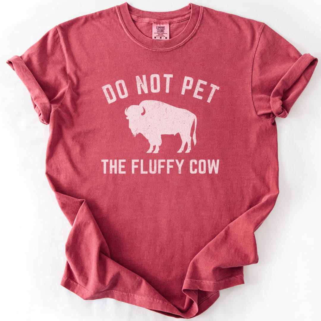 T-Shirt Crimson / S Fluffy Cow Premium