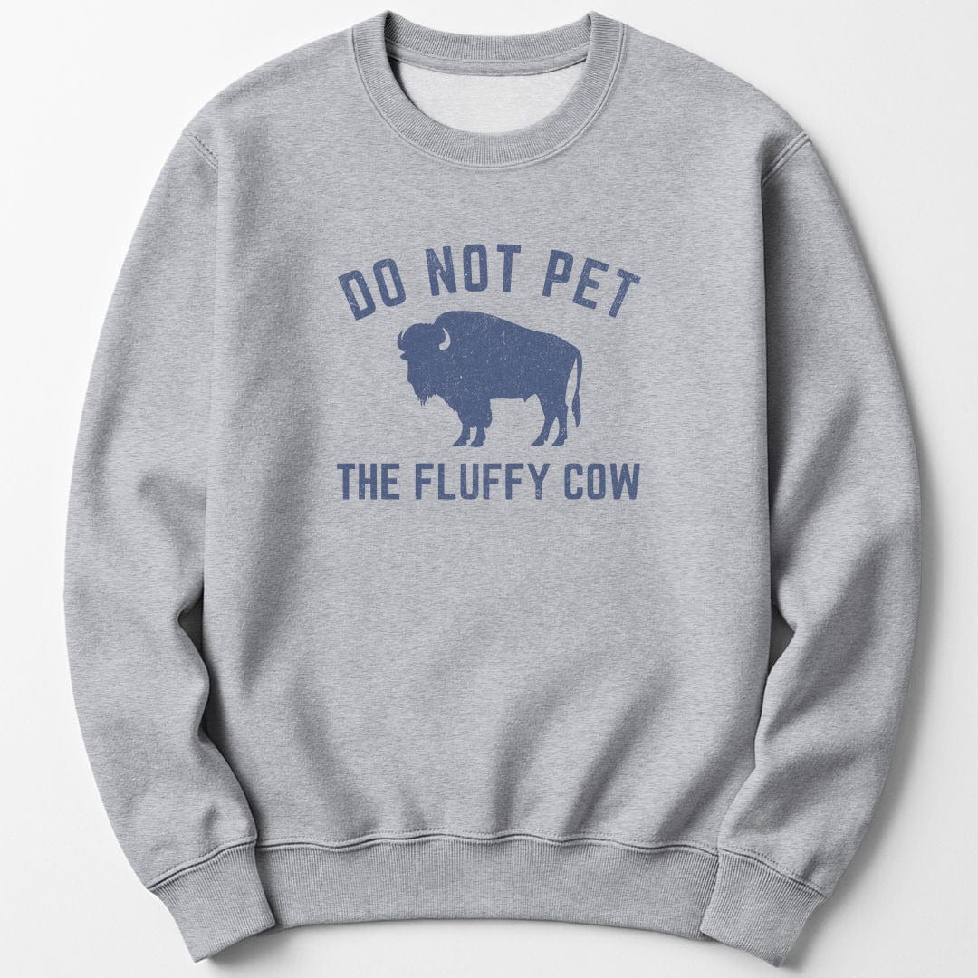 Sweatshirt Sport Grey / S Fluffy Cow Sweatshirt